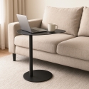 Table basse noire pour salon design moderne contemporain Javel Vente