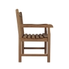 Banc de jardin 3 places en teck Lampedusa Remises