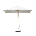 Parasol de jardin à mât central en bois de bambou 3x2m Arunya Promotion