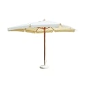 Parasol de jardin à mât central en bois 3x2m Tanami Promotion