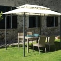 Gazebo en fer 3x2 pour jardin Illinois Vente