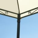Tonnelle de jardin en fer 3x3 écru anthracite Illinois Offre