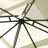 Tonnelle de jardin en fer 3x3 écru anthracite Illinois Remises