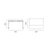 Pergola murale en fer 3x4 m pour extérieur Kansas Remises