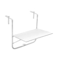 Table de balcon blanc pliable pour extérieur 60x52 cm Ringhiera Promotion