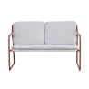Ensemble de jardin moderne 2 fauteuils canapé et table basse Tinos Vente