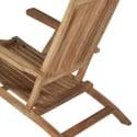 Chaise longue inclinable en bois de teck pour jardin Streamer Remises