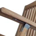 Chaise longue inclinable en bois de teck pour jardin Streamer Catalogue