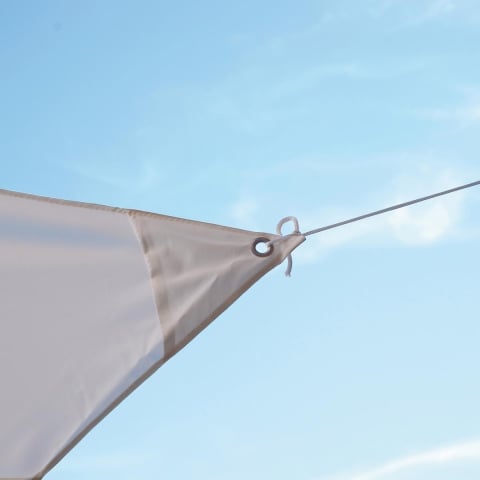 Voile d'ombrage triangulaire d'extérieur 3,6 x 3,6 x 3,6 m Solar Promotion