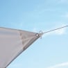 Voile d'ombrage triangulaire d'extérieur 3,6 x 3,6 x 3,6 m Solar Promotion