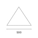 Voile d'ombrage triangulaire pour extérieur 5x5x5m Solar Vente