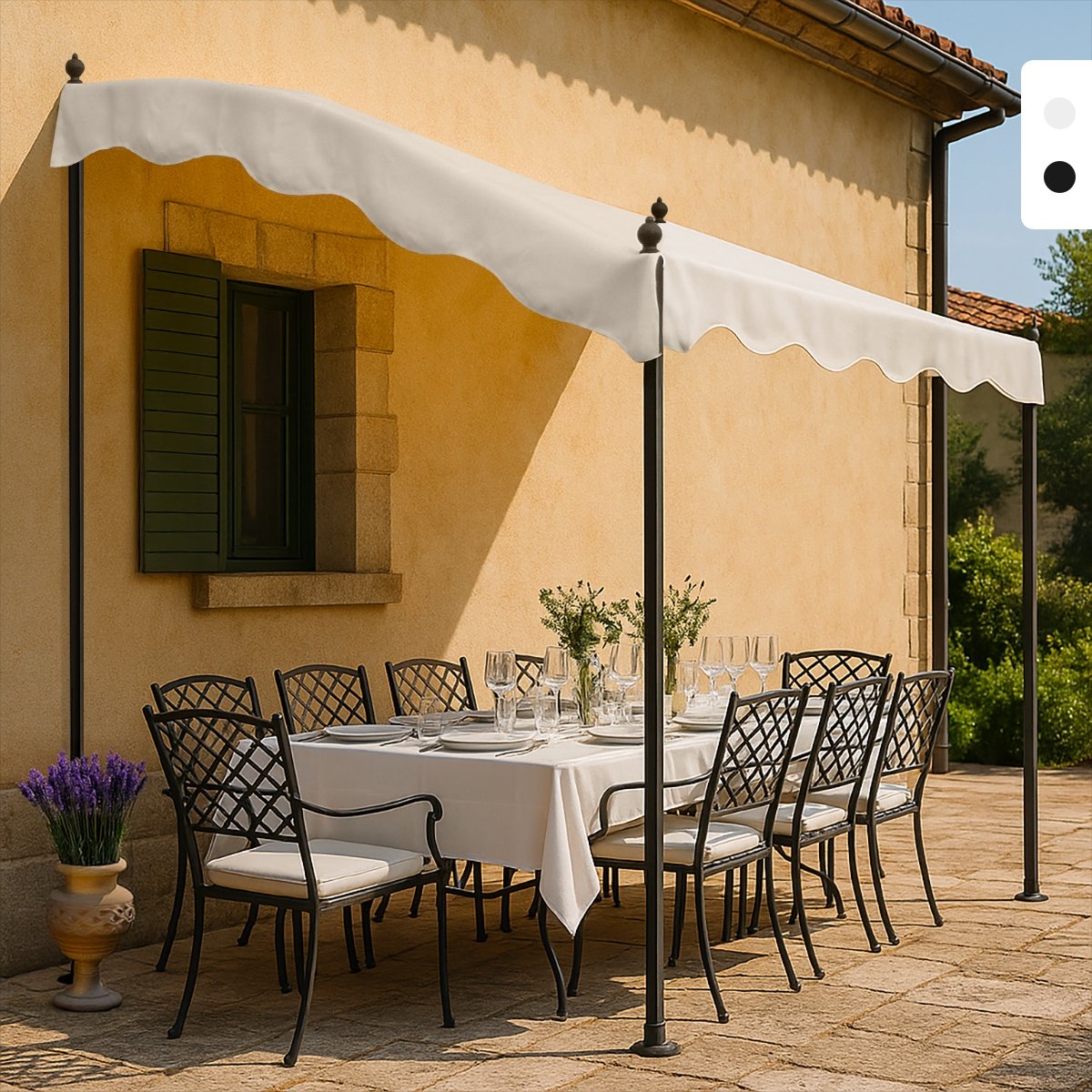 Tonnelle adossée 3x2 pour jardin en acier entrée bar et hôtel Pergola Modèle Tonnelle adossée 3x2 pour jardin en acier entrée bar et hôtel Pergola Modèle