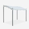 Tonnelle adossée 3x2 en acier pour jardin bar et hôtel Pergola uv Catalogue