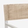 Chaise de plage pliante portable en aluminium textilène Regista Gold 