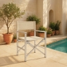 2 Chaises de plage pliantes portables en textilène aluminium Regista Gold Achat