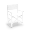 Chaise de plage pliante en aluminium textilène blanc Regista Gold White Promotion