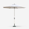 Parasol à mât central 3 mètre terrasse jardin octogonal Eden Catalogue