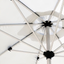 Parasol à mât central 3 mètre terrasse jardin octogonal Eden Modèle