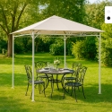 Tonnelle de jardin 3x3 en acier bonnet anti-vent Style Catalogue