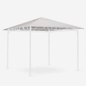 Tonnelle de jardin 3x3 en acier bonnet anti-vent Style Modèle