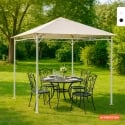 Tonnelle de jardin Antivent en acier 3X3 mètres Style UV Promotion