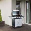 Barbecue à gaz en acier inoxydable 3 brûleurs + 1 Davis Vente