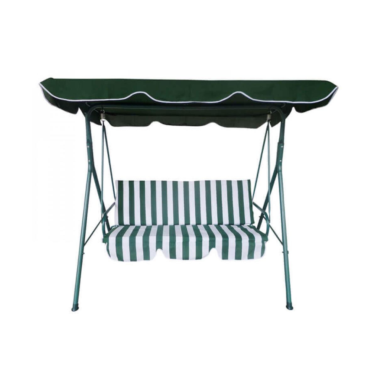 Balancelle de jardin avec coussins déhoussables Green