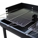 Barbecue à charbon avec roues et 2 grilles réglables Wisconsin Réductions