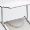 2 Bain de soleil professionnels transat aluminium lits de plage Italia 