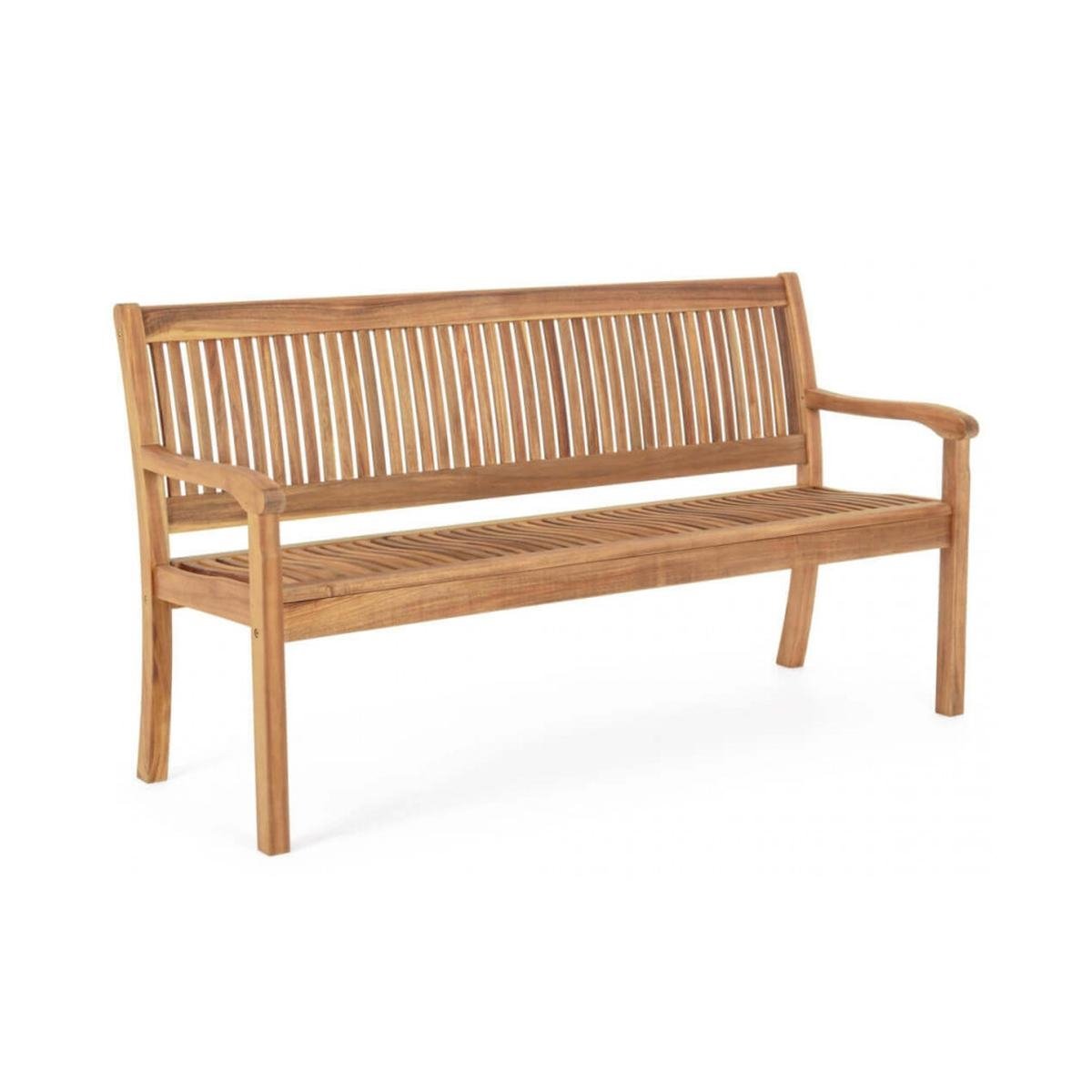 Banc de jardin en bois d'acacia 3 places Lidia