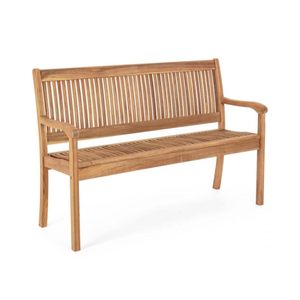 Banc de jardin 2 places en bois d'acacia Matara