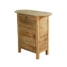 Table de chevet en bois avec porte et tiroir Farran Réductions