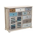 Buffet commode shabby chic en bois multicolore Greg Promotion
