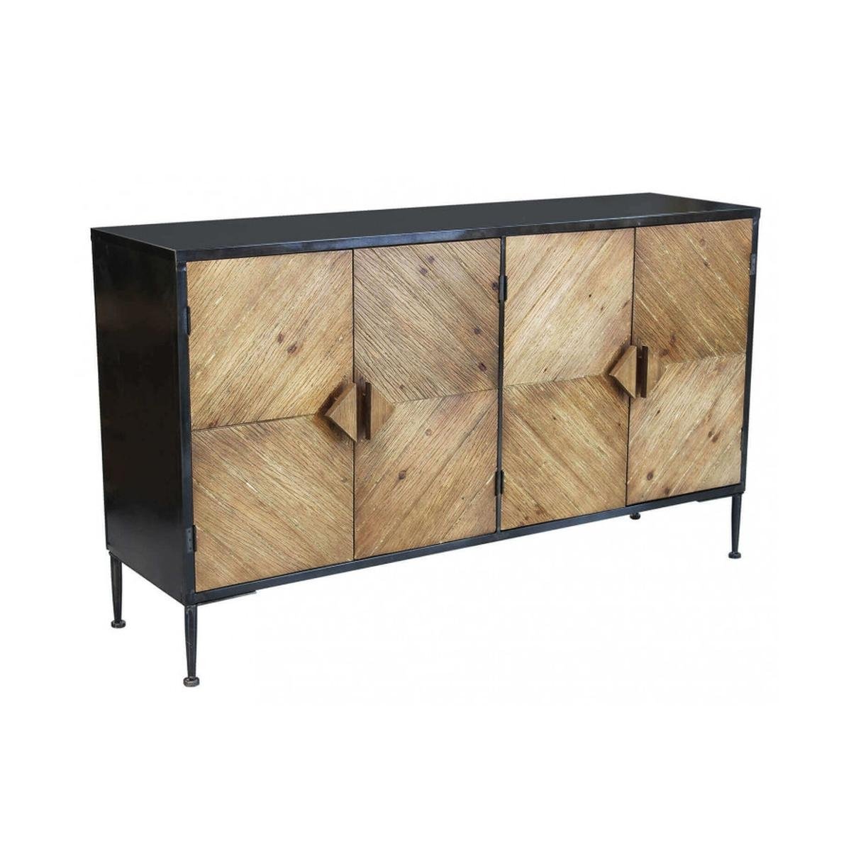 Buffet en bois et métal style industriel Derek