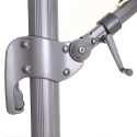 Parasol déporté de jardin 3x3 carré en aluminium bars hôtels Vienna Achat