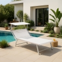 Transat de plage professionnel en aluminium Grande Italia XL 