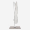 Parasol de jardin déporté en aluminium 3x3 Paradise White Modèle