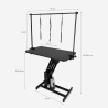 Table de Toilettage réglable en hauteur pour Chien et Chats 110 cm Griffon 