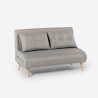 Canapé-lit 2 places style scandinave en tissu Elettra Vente