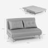 Canapé-lit 2 places style scandinave en tissu Elettra 