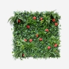 Haie artificielle 100x100cm plantes 3D jardin sempervirente Lemox Promotion