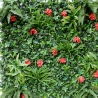 Haie artificielle 100x100cm plantes 3D jardin sempervirente Lemox Remises