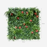 Haie artificielle 100x100cm plantes 3D jardin sempervirente Lemox Réductions