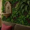 Haie artificielle réaliste 100x100 cm plante 3D extérieur jardin Ilex Offre