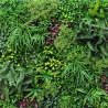 Haie artificielle réaliste 100x100 cm plante 3D extérieur jardin Ilex Remises