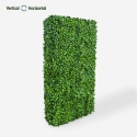 Haie artificielle 106x33x208cm clôture sempervirente Gardenia Vernas Réductions