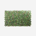 Haie artificielle extensible de jardin 200x100cm plantes Salix Promotion