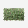 Haie artificielle extensible de jardin 200x100cm plantes Salix Promotion