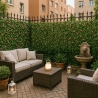 Haie artificielle extensible de jardin 200x100cm plantes Salix Vente