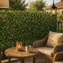 Haie artificielle extensible de jardin 200x100cm plantes Salix Offre